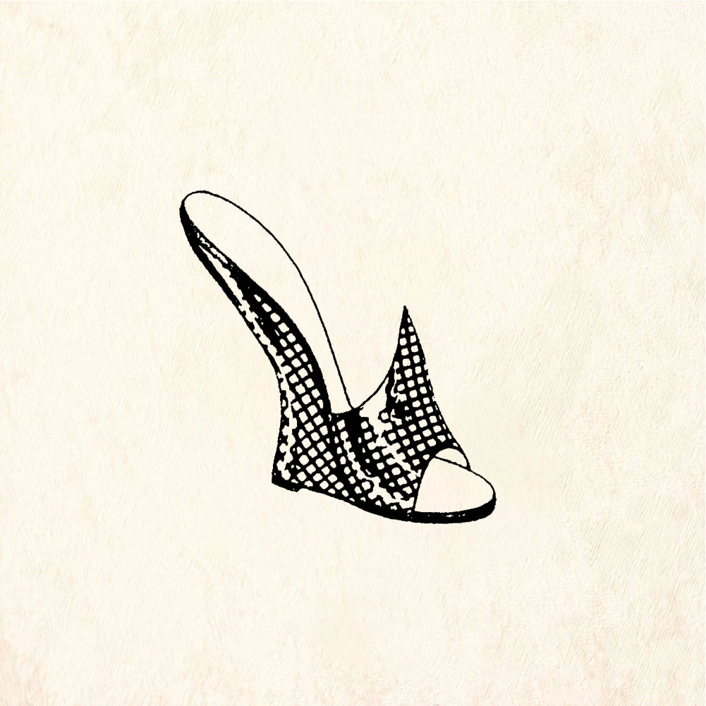 StampaFe High heel #3, Small - Rubber Stamp 1.25 x 1