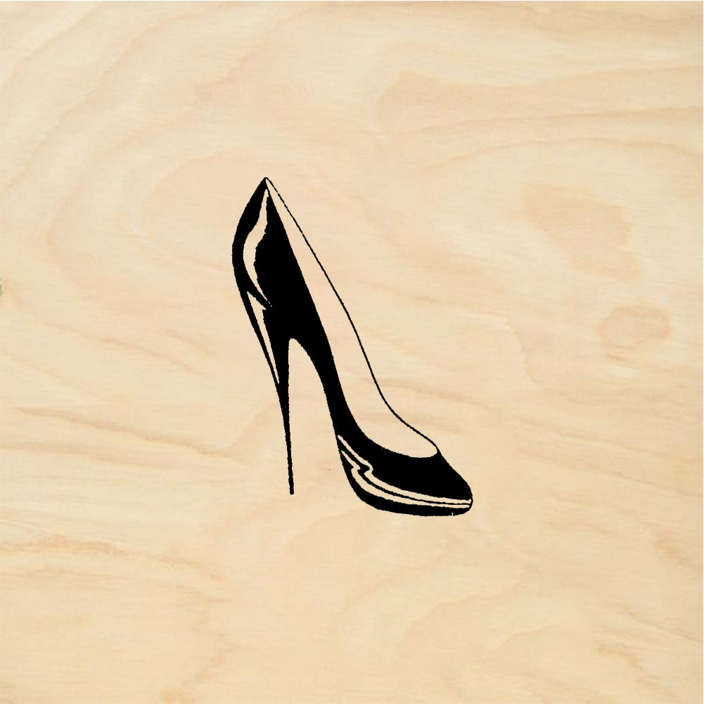 StampaFe High heel #1, small - Rubber Stamp 1.25 x 0.75