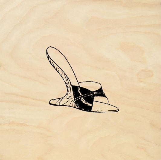 StampaFe High heel #2, small - Rubber Stamp 1.5 x 1