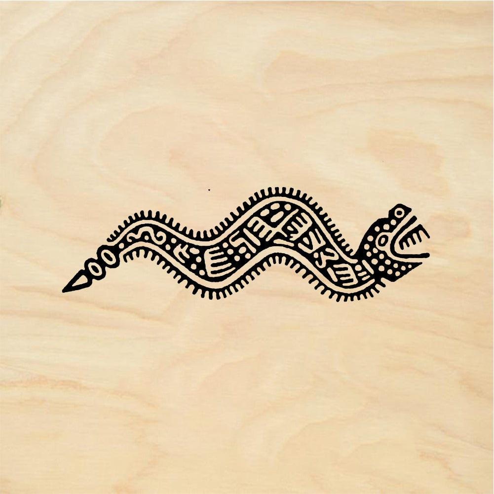 StampaFe Mexican serpent - Rubber Stamp 2.75 x 1.25