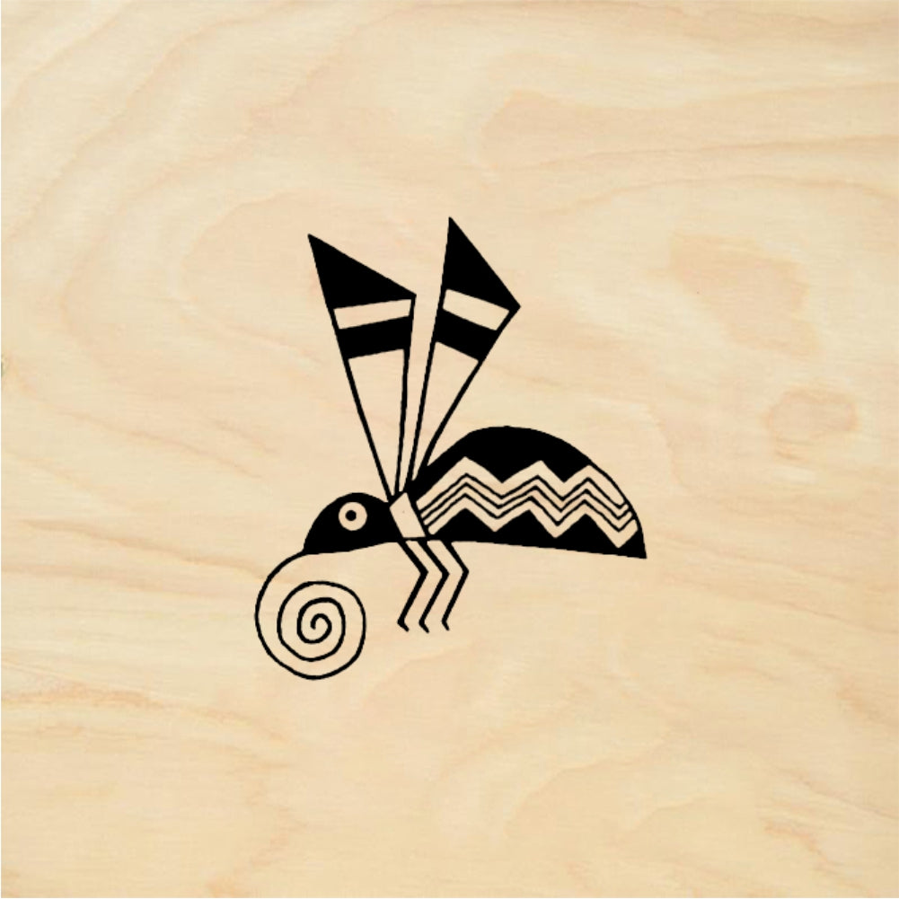 StampaFe Mimbres Butterfly - Rubber Stamp 1.5 x 1.25