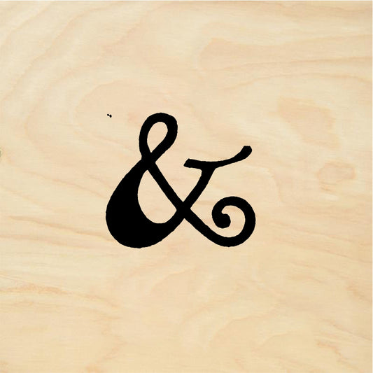 StampaFe Ampersand - Rubber Stamp 0.75 x 0.25