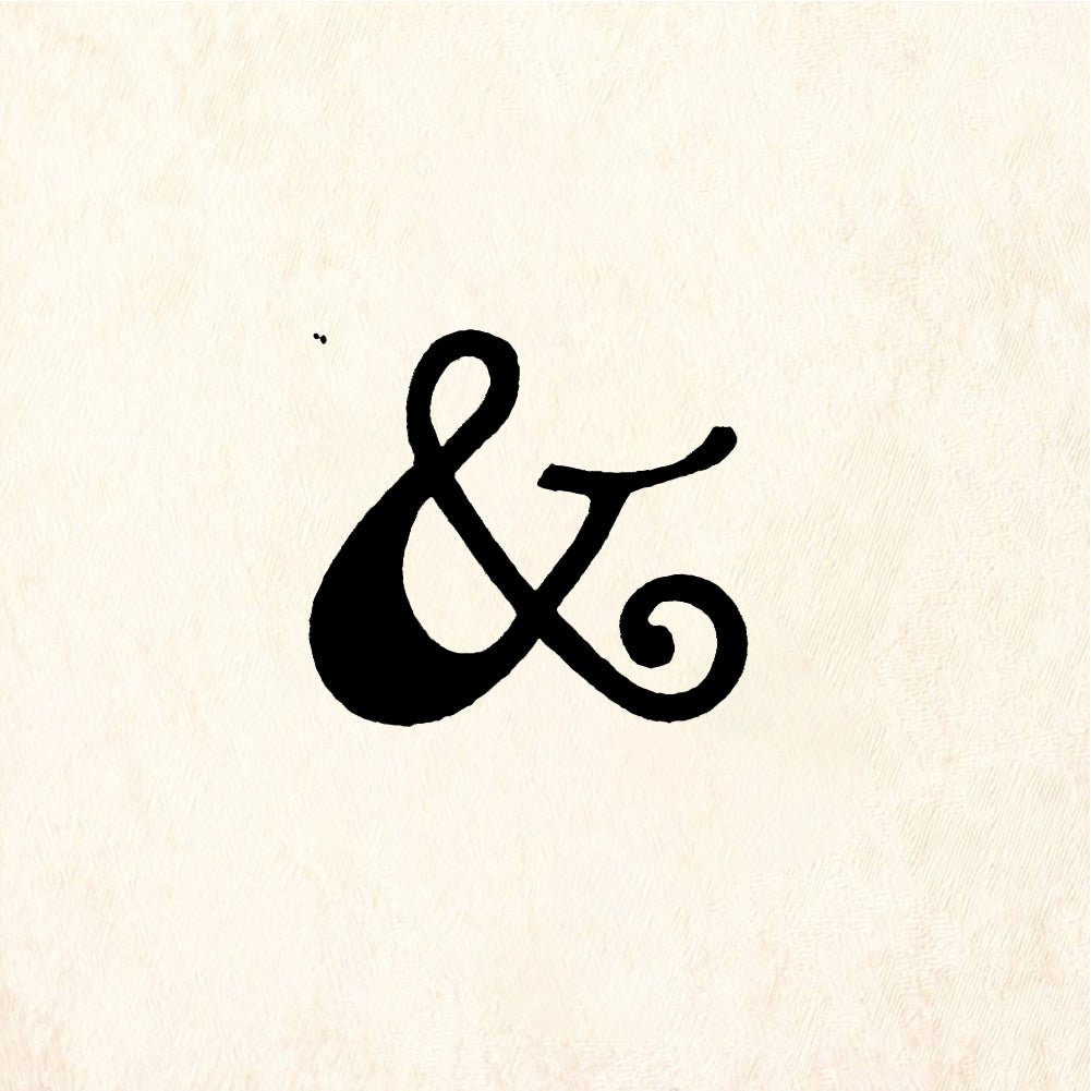 StampaFe Ampersand - Rubber Stamp 0.75 x 0.25