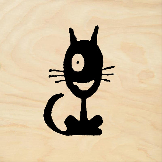 StampaFe One-eyed cat One Eyed Cat - Rubber Stamp 0.75 x 1.25