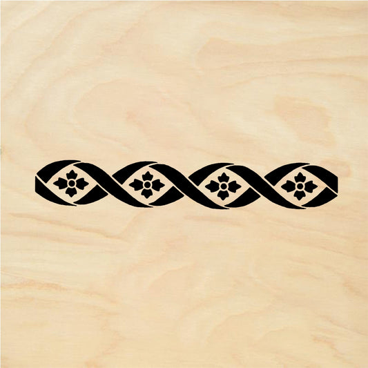 StampaFe Hiela border - Rubber Stamp 2.75 x 0.75