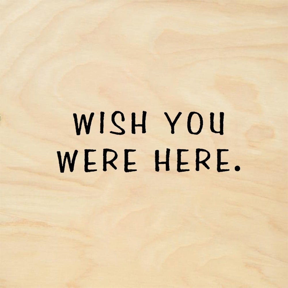 StampaFe WISH YOU WERE HERE Wish You Here - Rubber Stamp 1.5 x 0.5