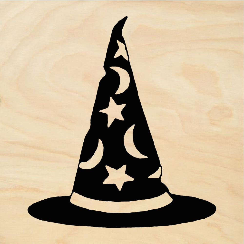 StampaFe StampaFe Wizard's Hat s Rubber Stamp 1.25 x 1.25