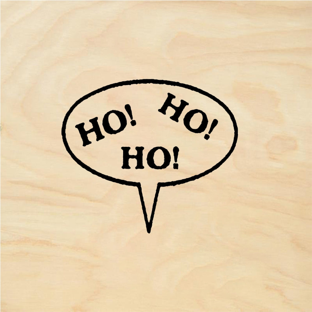StampaFe HO HO HO! Ho Ho Ho - Rubber Stamp 1 x 0.75