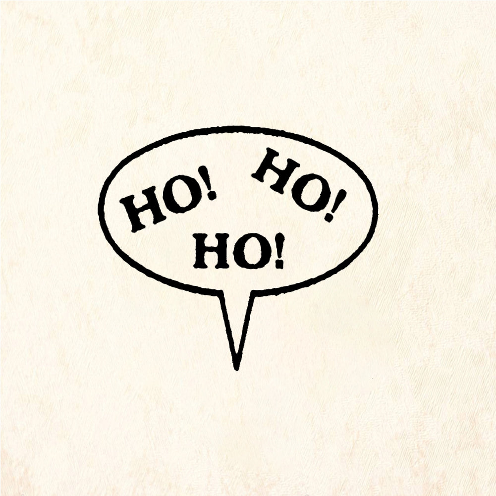 StampaFe HO HO HO! Ho Ho Ho - Rubber Stamp 1 x 0.75