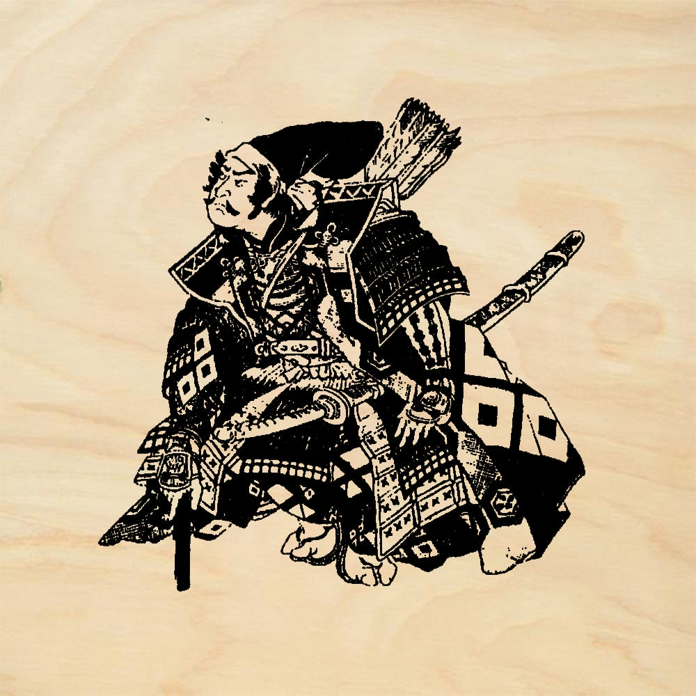 StampaFe Samurai Warrior - Rubber Stamp 1.5 x 2