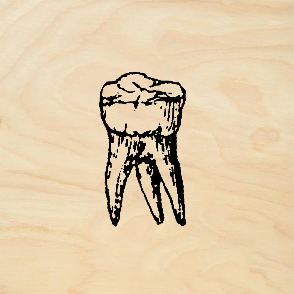 StampaFe Molar Tooth - Rubber Stamp 0.75 x 0.75