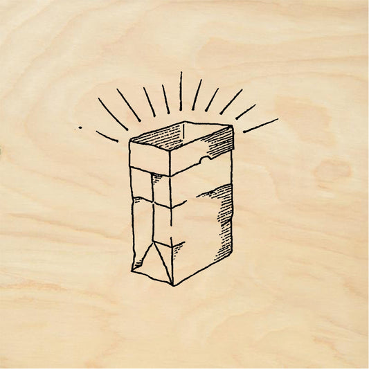 StampaFe Luminaria, sm. Small Luminaria - Rubber Stamp 1 x 1.25