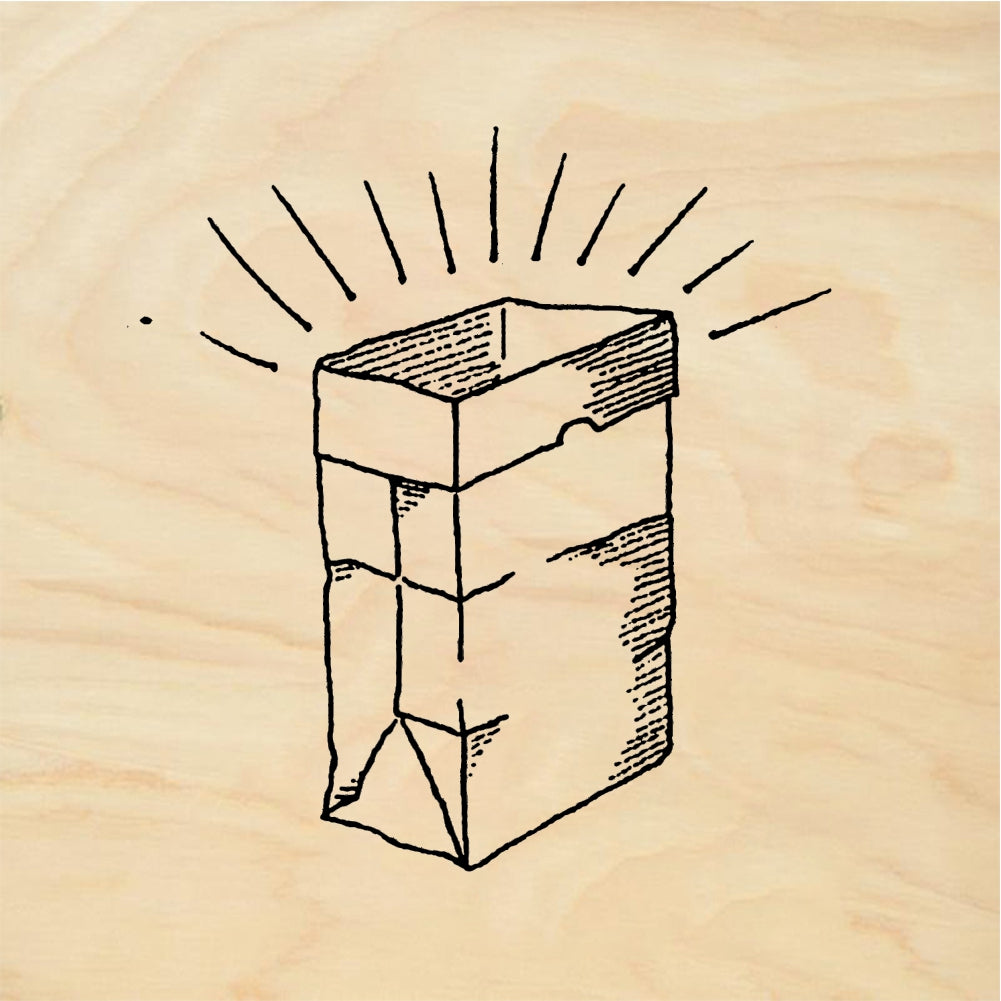 StampaFe Luminaria, lg. Large Luminaria - Rubber Stamp 1.25 x 1.25