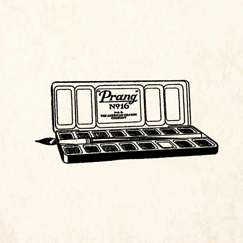 StampaFe Paint box Prang Paint Box - Rubber Stamp 1.75 x 1