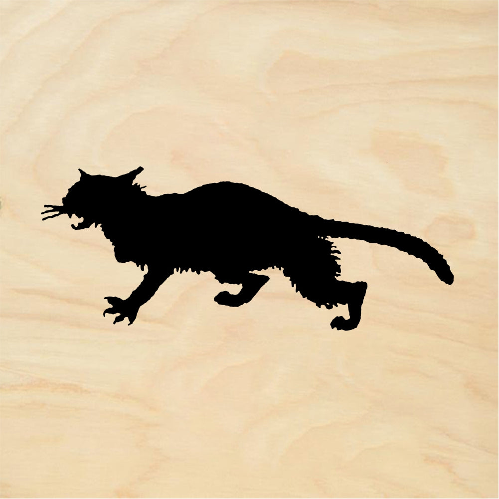 StampaFe Mad cat Mad Angry Cat - Rubber Stamp 1.25 x 1.25