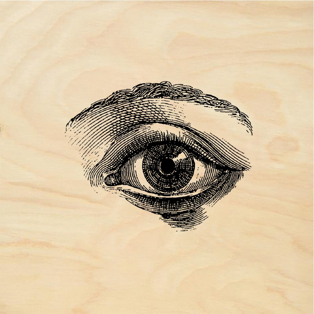 StampaFe Eye, front view Front View Eye - Rubber Stamp 1 x 1.25