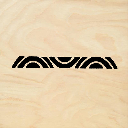 StampaFe Half-circle border Half Circle Border - Rubber Stamp 2.5 x 0.5