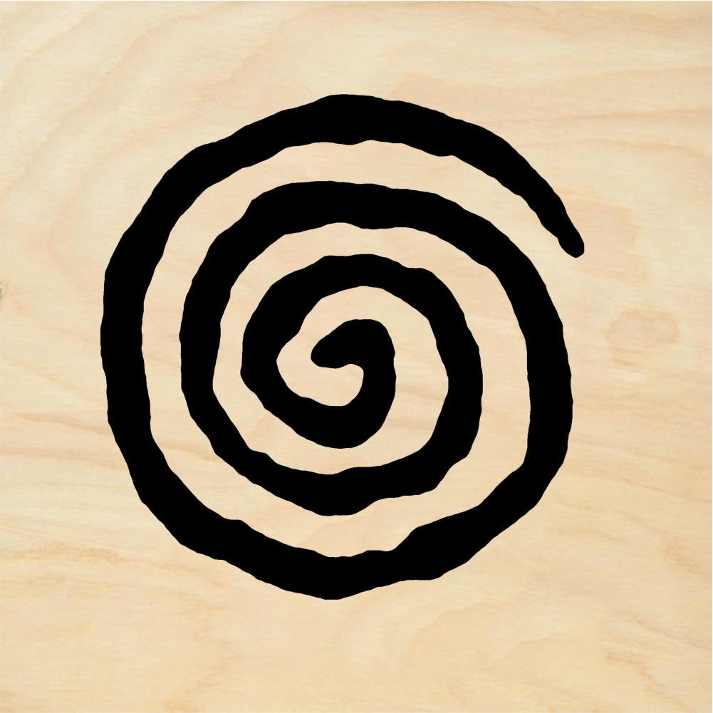 StampaFe Spiral, lg. - Rubber Stamp 1.75 x 1.5
