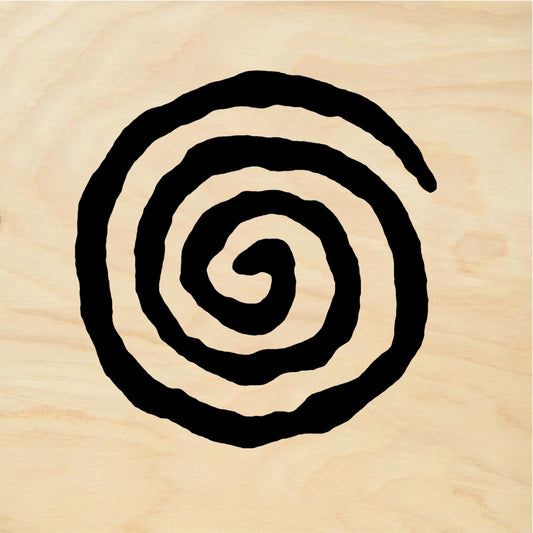StampaFe Spiral, lg. - Rubber Stamp 1.75 x 1.5