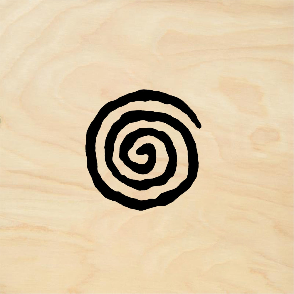 StampaFe Spiral, sm. - Rubber Stamp 0.75 x 0.75