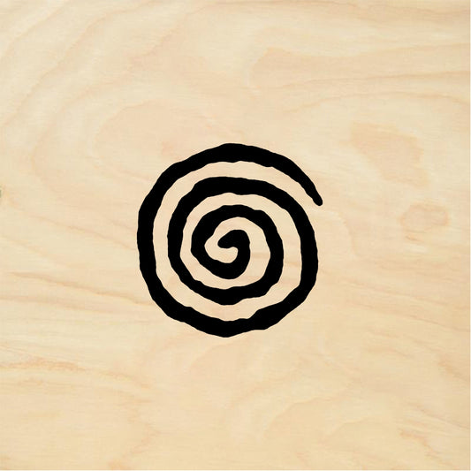 StampaFe Spiral, sm. - Rubber Stamp 0.75 x 0.75