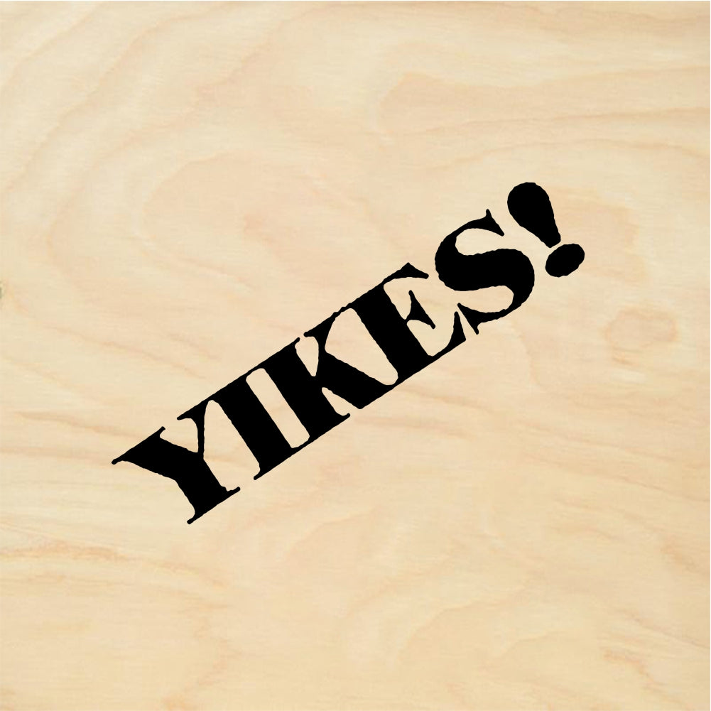 StampaFe YIKES! Yikes Text - Rubber Stamp 1 x 0.75
