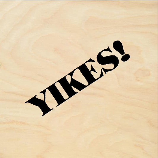 StampaFe YIKES! Yikes Text - Rubber Stamp 1 x 0.75