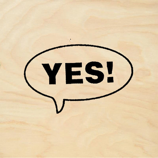 StampaFe YES! Yes - Rubber Stamp 0.5 x 0.75