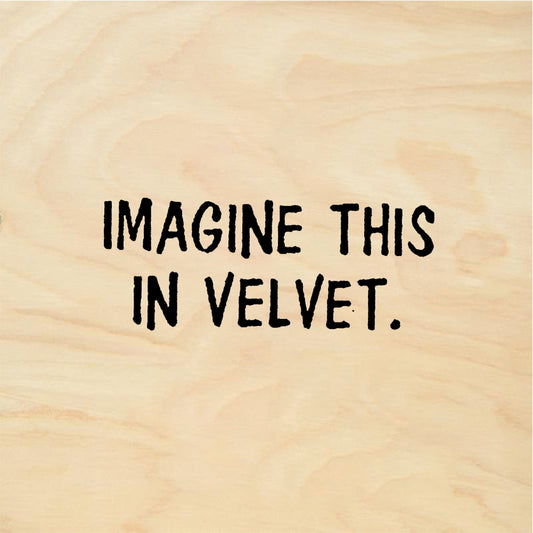 StampaFe IMAGINE THIS IN VELVET - Rubber Stamp 1.25 x 1.25