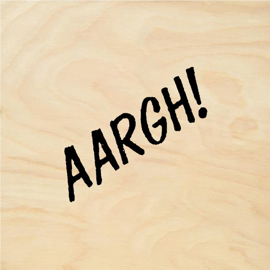 StampaFe AARGH! Aargh Text - Rubber Stamp 1 x 0.5