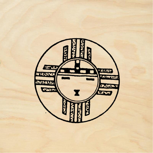 StampaFe Indian sun Native American Sun - Rubber Stamp 1.25 x 1.5