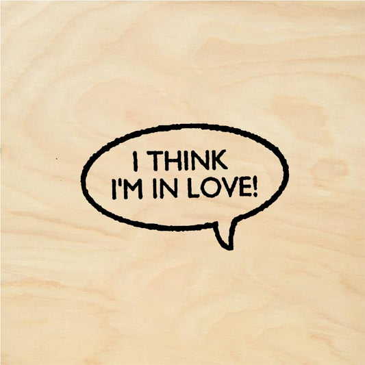 StampaFe I think I am in love Think Im In Love - Rubber Stamp 1 x 0.5