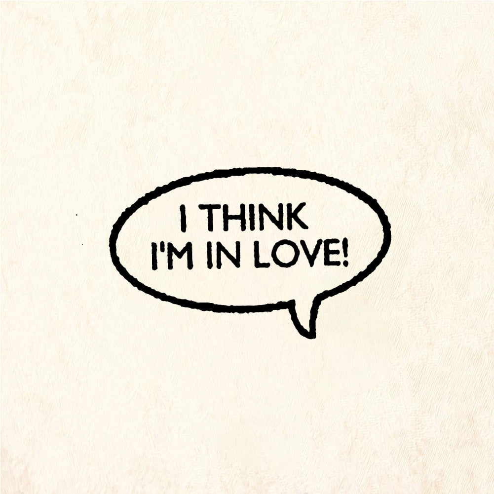 StampaFe I think I am in love Think Im In Love - Rubber Stamp 1 x 0.5