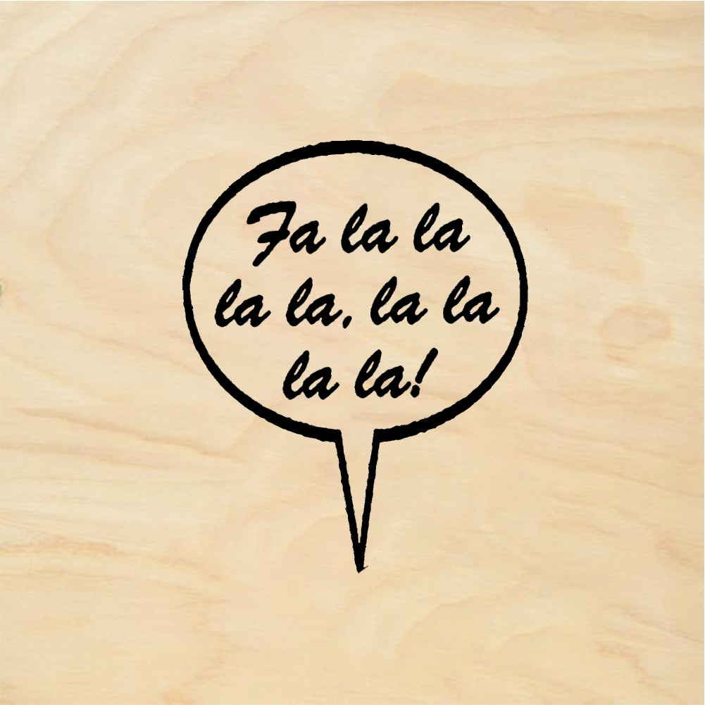 StampaFe DON WE NOW OUR APPAREL Don Our Apparel - Rubber Stamp 1.5 x 0.75