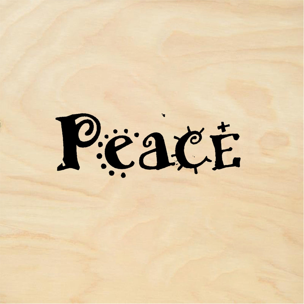 StampaFe Peace, chili pepper - Rubber Stamp 1.5 x 0.75