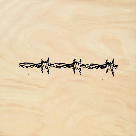 StampaFe Fat barbed wire, sm. - Rubber Stamp 2.5 x 0.5