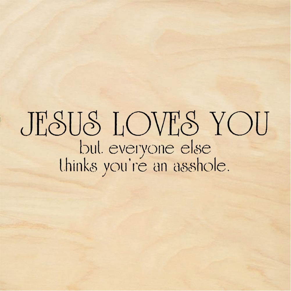 StampaFe JESUS LOVES YOU - Rubber Stamp 1 x 1