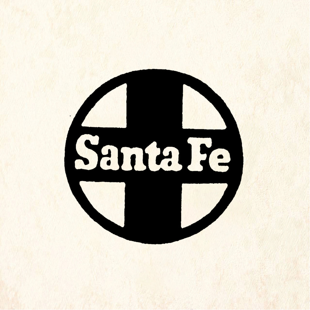 StampaFe Santa Fe Railroad Rubber Art Stamp