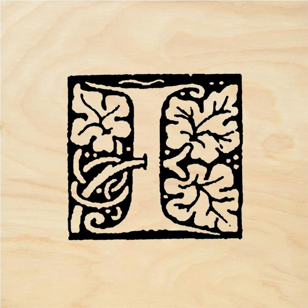 StampaFe Letter I - Rubber Stamp 0.75 x 1