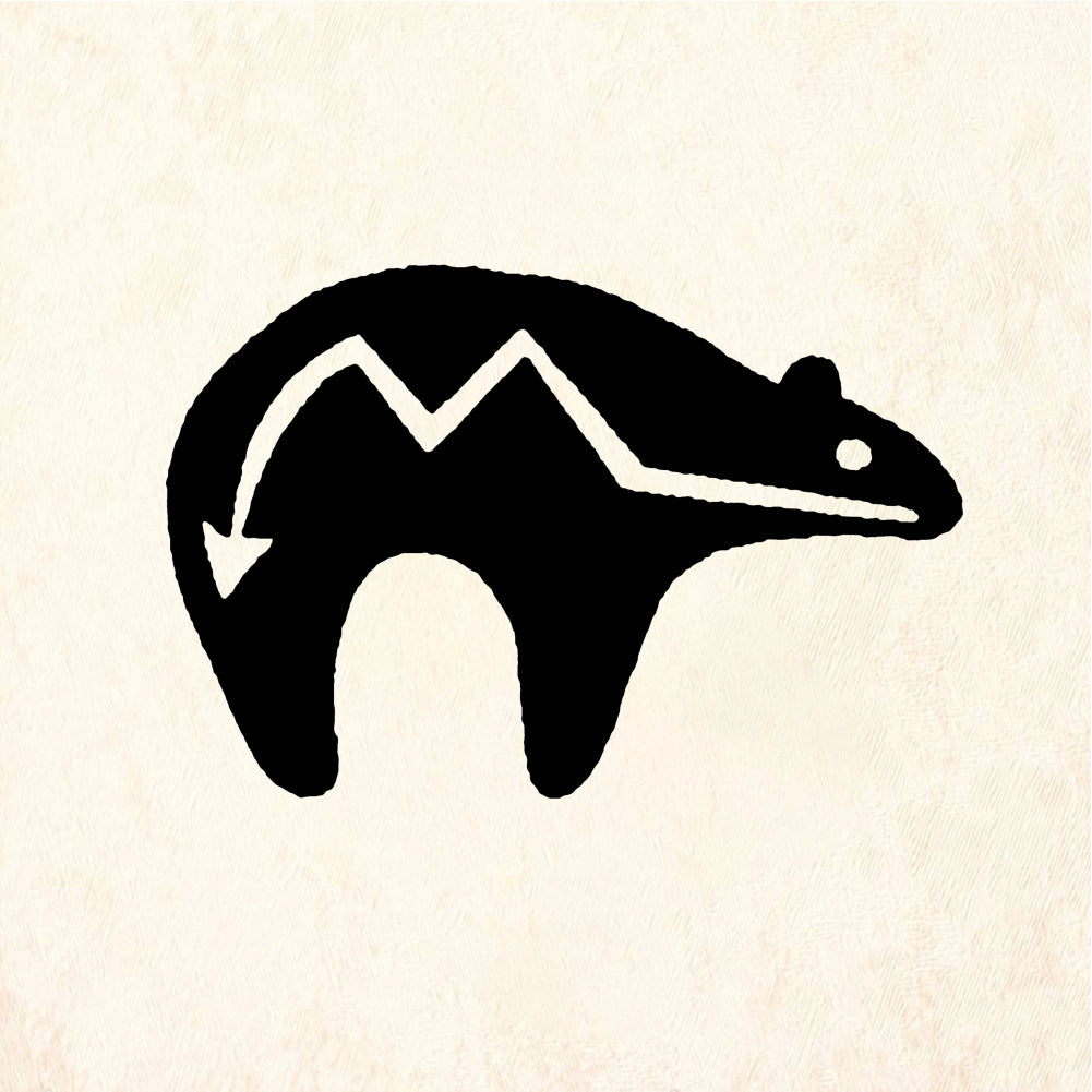 StampaFe Mama bear fetish, left Mama Bear Fetish Left - Rubber Stamp 1.75 x 1.25