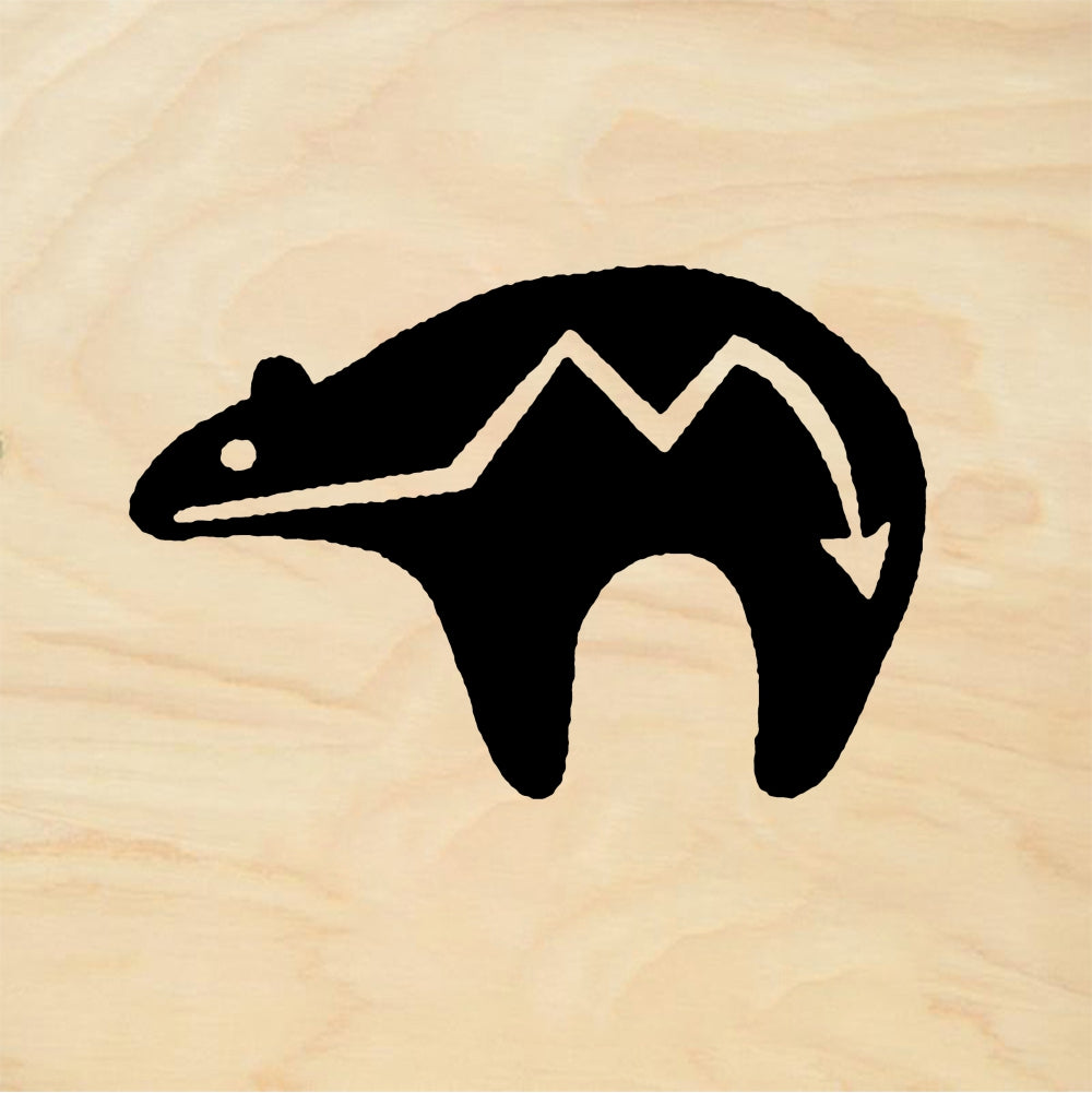 StampaFe Mama bear fetish, right Mama Bear Fetish Right - Rubber Stamp 2 x 1.5