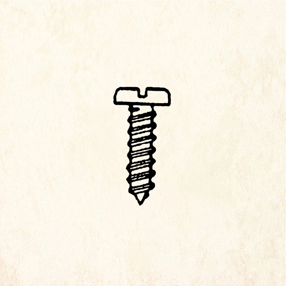 StampaFe Tiny screw - Rubber Stamp 0.5 x 0.5