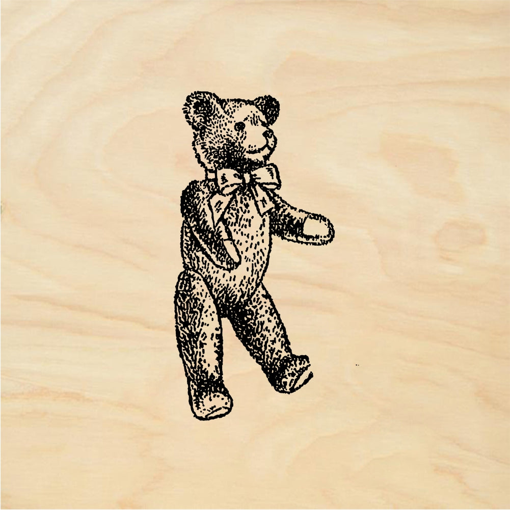 StampaFe Teddy bear - Rubber Stamp 1.25 x 2