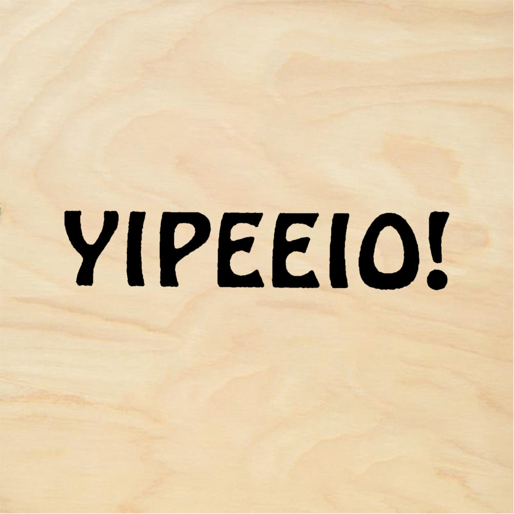 StampaFe Yipeeio! Rubber Art Stamp