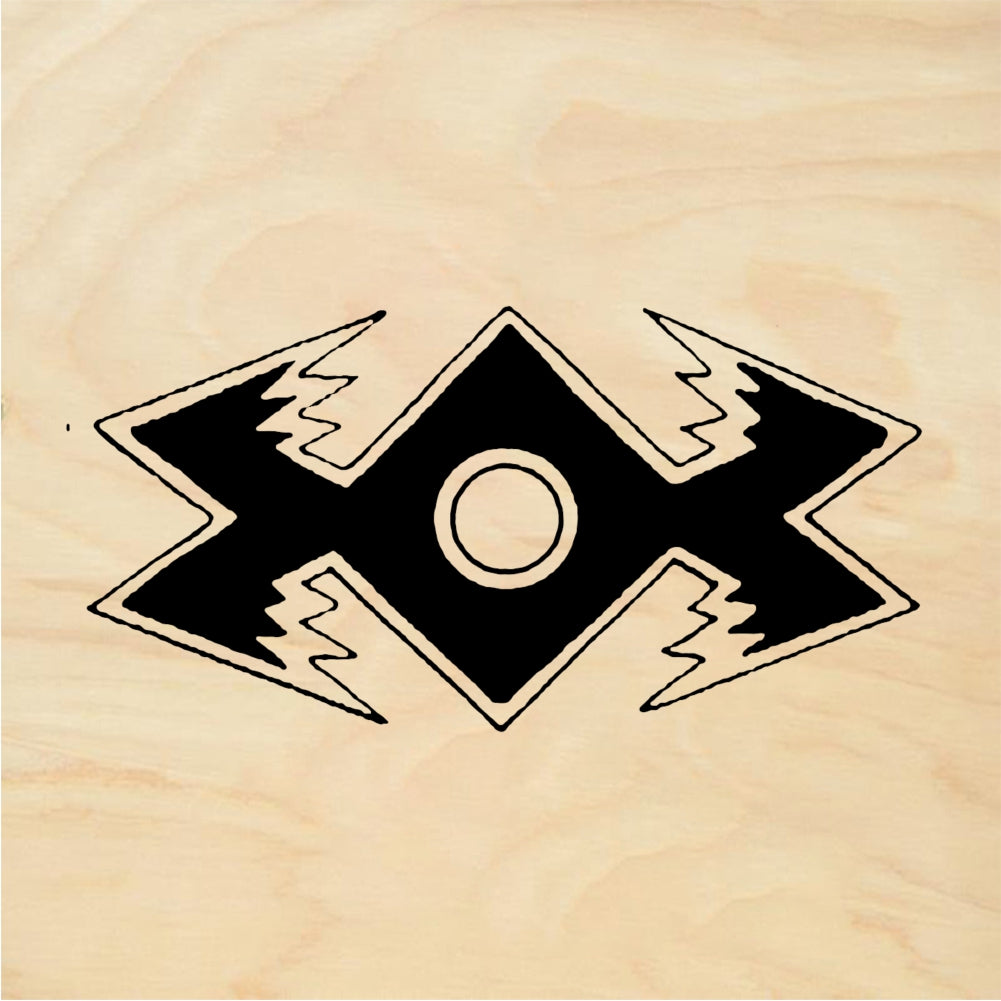 StampaFe Birdwing border - Rubber Stamp 2 x 0.75