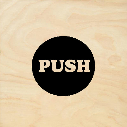 StampaFe PUSH - Rubber Stamp 0.5 x 0.25