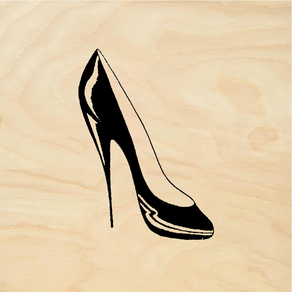 StampaFe High heel #1, large - Rubber Stamp 1.25 x 1.25