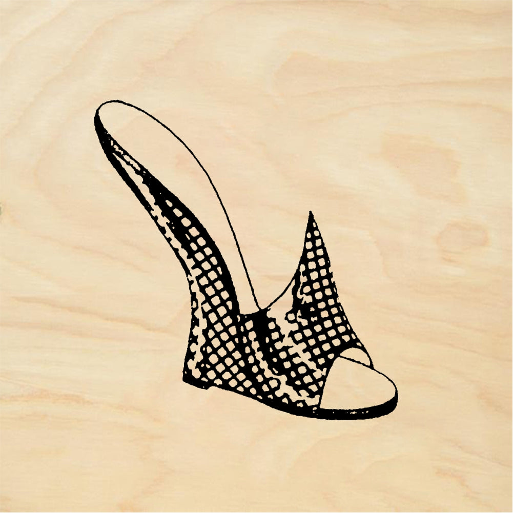 StampaFe High heel #3, Large - Rubber Stamp 1.5 x 1