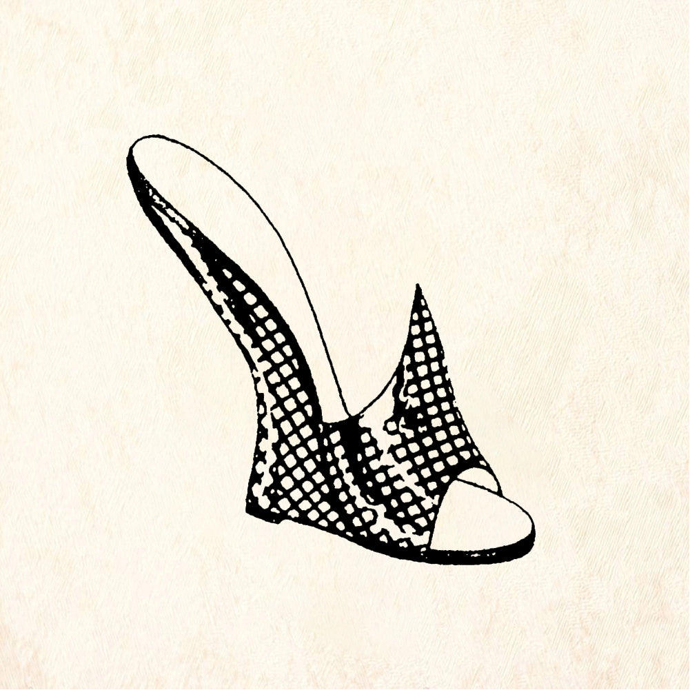 StampaFe High heel #3, Large - Rubber Stamp 1.5 x 1