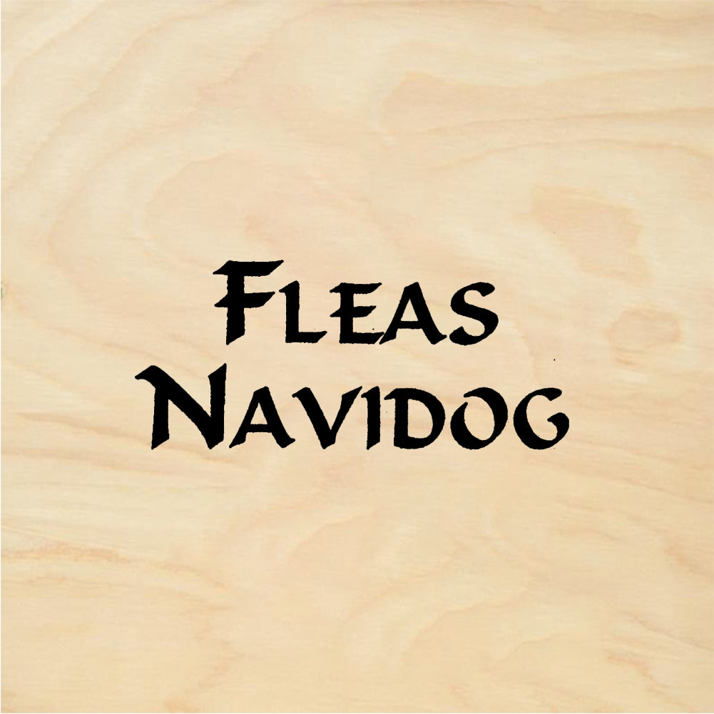 StampaFe FLEAS NAVIDOG - Rubber Stamp 1.5 x 0.75